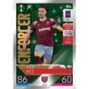 Sale Cards Declan Rice Countdown Calendar West Ham United Match Attax 2022-23