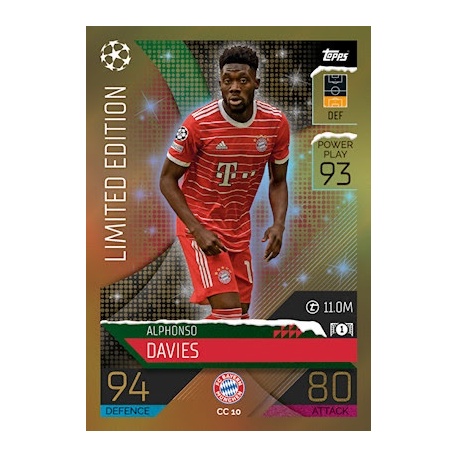 Alphonso Davies Countdown Calendar Bayern München CC 10