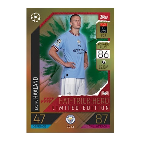 Erling Haaland Countdown Calendar Manchester City CC 12