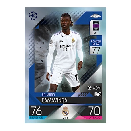 Edouad Camavinga Chrome Preview Real Madrid CR 2