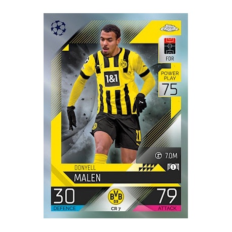 Donyell Malen Chrome Preview Borussia Dortmund CR 7