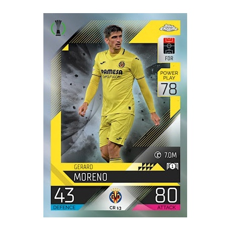 Gerard Moreno Chrome Preview Villarreal CR 13