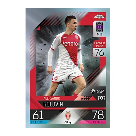 Aleksander Golovin Chrome Preview AS Monaco CR 15