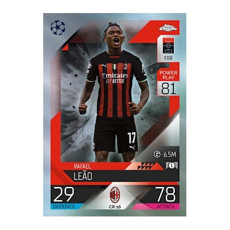 Rafael Leão Chrome Preview AC Milan CR 16