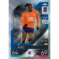 Joe Aribo Chrome Preview Rangers CR 20