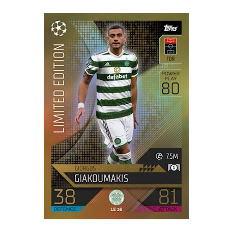 Giorgios Giakoumakis Limited Edition Celtic LE 26
