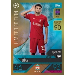 Luis Díaz Blue Limited Edition Liverpool LE BL 1