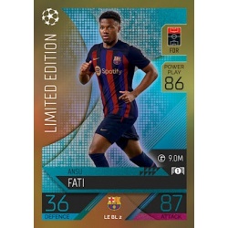 Ansu Fati Blue Limited Edition Barcelona LE BL 2
