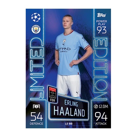 Erling Haaland Limited Edition Blue Burst Manchester City LE BB
