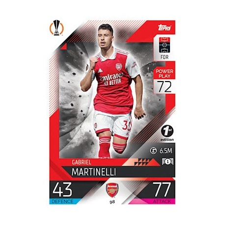 Gabriel Martinelli 1st Edition Arsenal 98