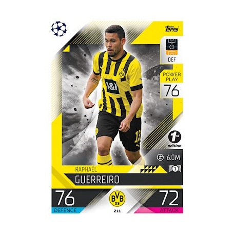 Raphaël Guerreiro 1st Edition Borussia Dortmund 211