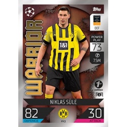 Niklas Sule Warrior 1st Edition Borussia Dortmund 213