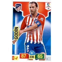 Godín Atlético Madrid 39 Adrenalyn XL La Liga Santander 2018-19