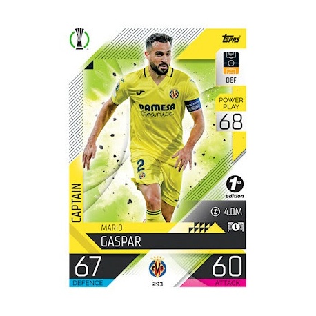 Mario Gaspar Captain 1st Edition Villarreal 293