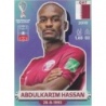 Offer Soccer Cards Abdulkarim Hassan Qatar Panini World Cup Stickers 2022