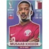 Cromos de Futbol Musaab Khidir Qatar Panini World Cup 2022 Qatar Cromos