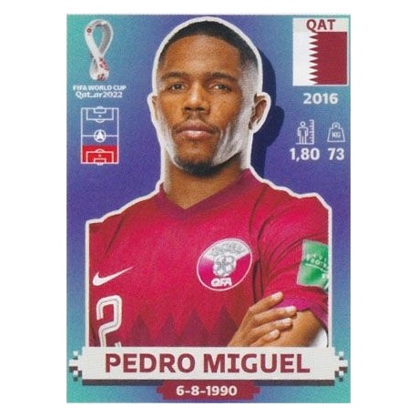 Comprar Cromo Pedro Miguel Qatar Panini World Cup Qatar 2022