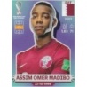 Cromos de Futbol Assim Omer Madibo Qatar Panini World Cup Qatar 2022