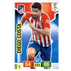 Diego Costa Atlético Madrid 47 Adrenalyn XL La Liga Santander 2018-19