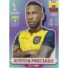 Offer Soccer Cards Ayrton Preciado Ecuador Panini World Cup 2022 Qatar