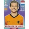 Comprar Cromos Frenkie de Jong Netherlands Panini World Cup Qatar 2022
