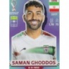 Cromos de Futbol Saman Ghoddos Iran Panini Fifa World Cup Qatar 2022