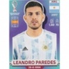 Buy Cards Leandro Paredes Argentina Panini Fifa Stickers 2022