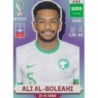 Buy Cards Ali Al-Boleahi Saudi Arabia Panini World Cup Stickers 2022