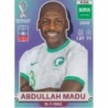 Buy Soccer Stickers Abdullah Madu Saudi Arabia Panini World Cup Stickers 2022