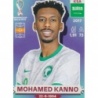 Comprar Cromo Mohamed Kanno Saudi Arabia Panini Fifa World Cup Qatar 2022