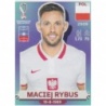 Oferta Cromos Maciej Rybus Poland Panini Mundial Qatar 2022 España