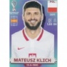 Comprar Online Mateusz Klich Poland Panini Qatar 2022