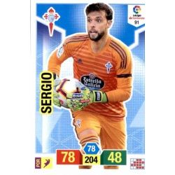 Sergio Celta 91 Adrenalyn XL La Liga Santander 2018-19