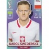 Comprar Cromo Karol Świderski Poland Panini World Cup 2022 Qatar Cromos