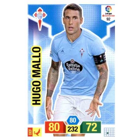 Hugo Mallo Celta 92 Adrenalyn XL La Liga Santander 2018-19