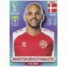Buy Cards Martin Braithwaite Denmark Panini World Cup 2022 Qatar