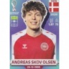 Sale Sticker Andreas Skov Olsen Denmark Panini World Cup Stickers 2022