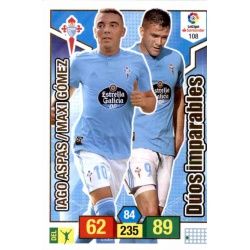 Iago Aspas - Maxi Gomez Celta 108 Adrenalyn XL La Liga Santander 2018-19