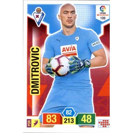 Dmitrovic Eibar 109 Adrenalyn XL La Liga Santander 2018-19