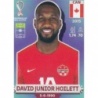 Comprar Cromos David Junior Hoilett Canada Panini World Cup Qatar 2022
