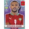 Sale Cards Ayoub El Kaabi Morocco Panini World Cup Stickers 2022