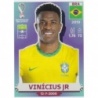 Cromos de Futbol Vinícius Jr Brazil Panini Mundial Qatar 2022 España