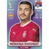 Venta Cromos Nemanja Radonjić Serbia Panini Cromos Mundial 2022