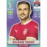 Comprar Cromo Dušan Tadić Serbia Panini Qatar 2022