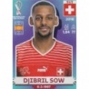 Comprar Cromo Djibril Sow Switzerland Panini World Cup 2022 Qatar Cromos