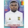 Offer Soccer Cards Collins Fai Cameroon Panini World Cup 2022 Qatar