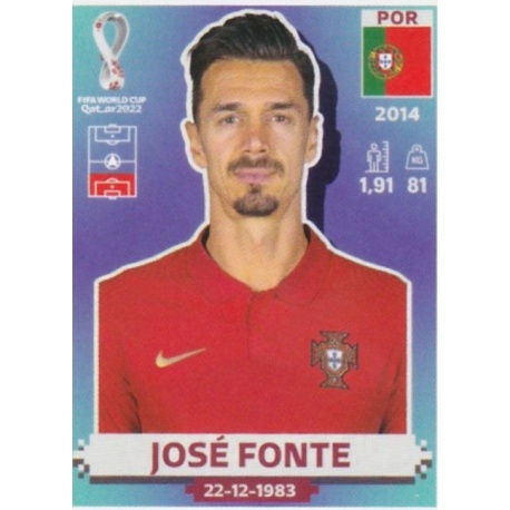 Sale Cards José Fonte Portugal Panini Stickers Qatar 2022