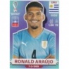 Comprar Online Ronald Araújo Uruguay Panini World Cup Qatar 2022
