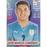 Comprar Online José María Giménez Uruguay Panini Qatar 2022