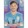 Comprar Cromo Matías Viña Uruguay Panini World Cup 2022 Qatar Cromos